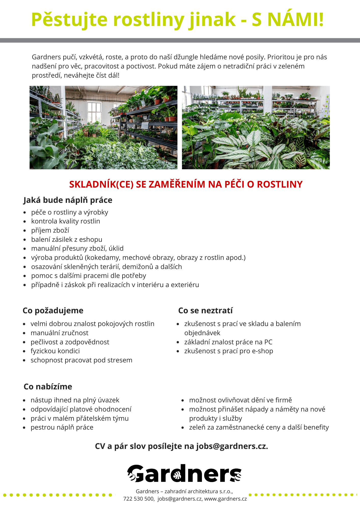 Gardners_inzerát_péče o rostliny